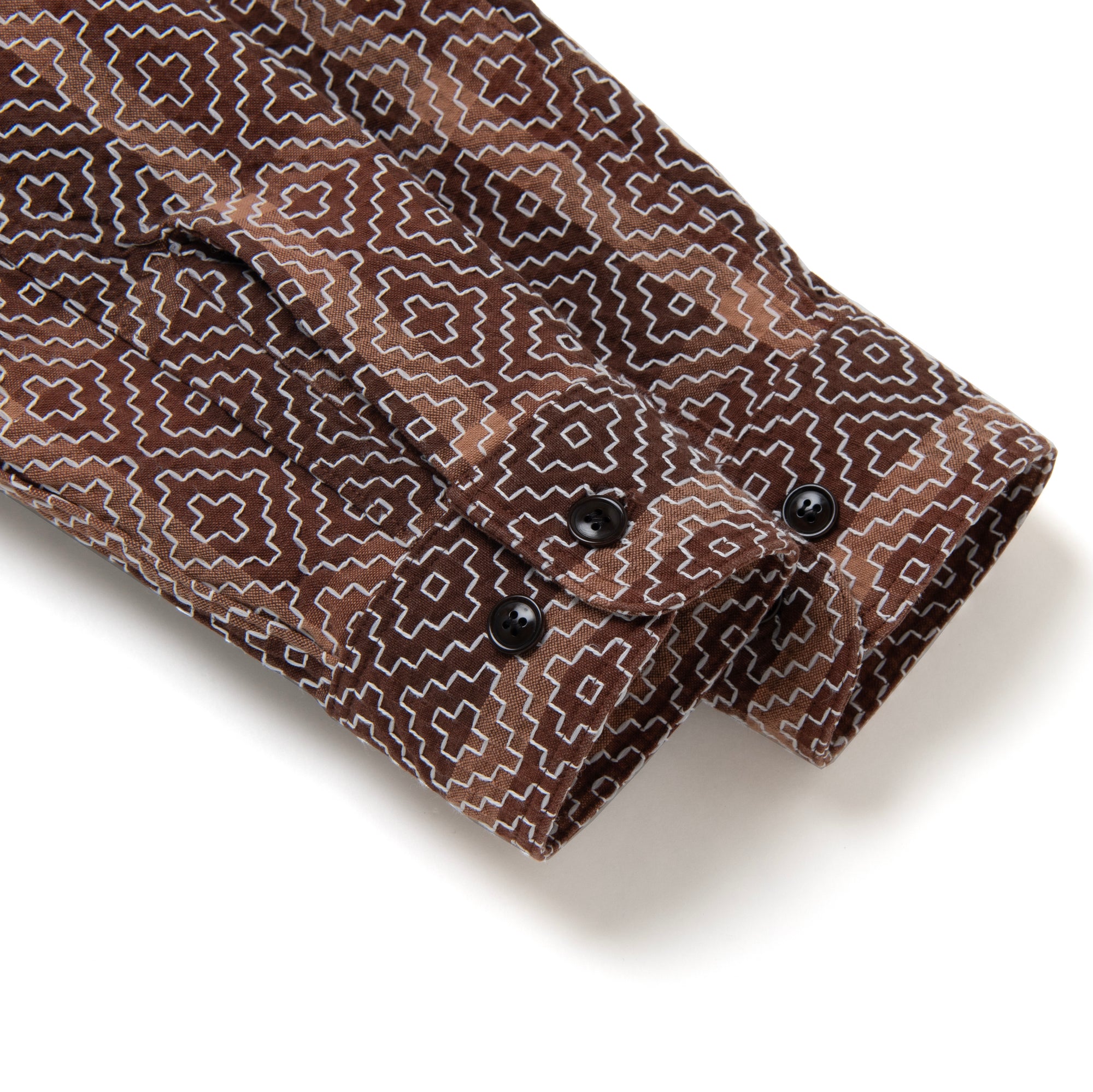 Studio D'Artisan "Kakishibu Noragi Sashiko" Work Shirt