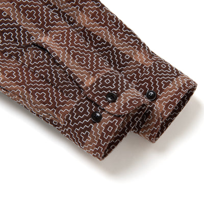 Studio D'Artisan "Kakishibu Noragi Sashiko" Work Shirt