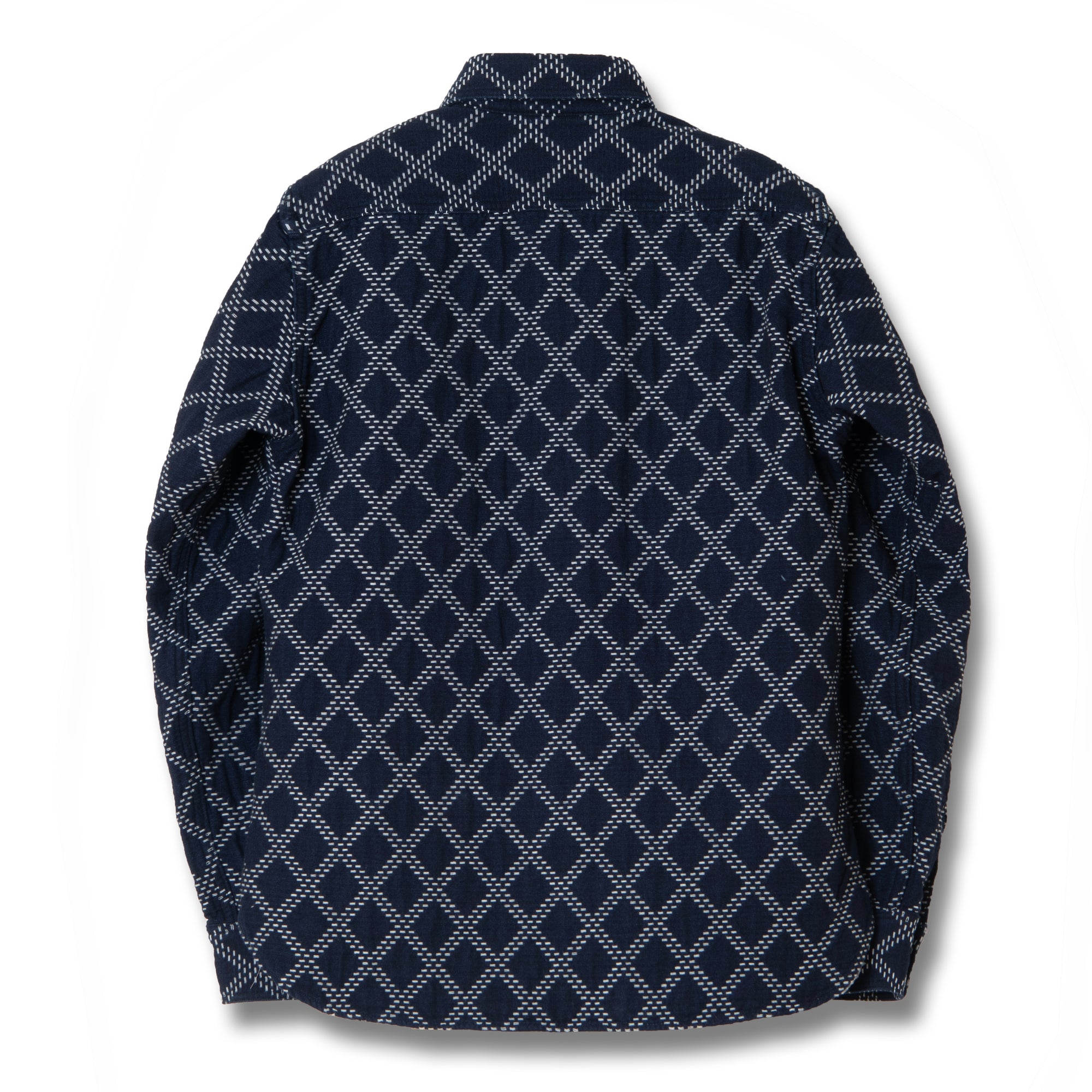 Studio D'Artisan Indigo Diamond Sashiko Shirt