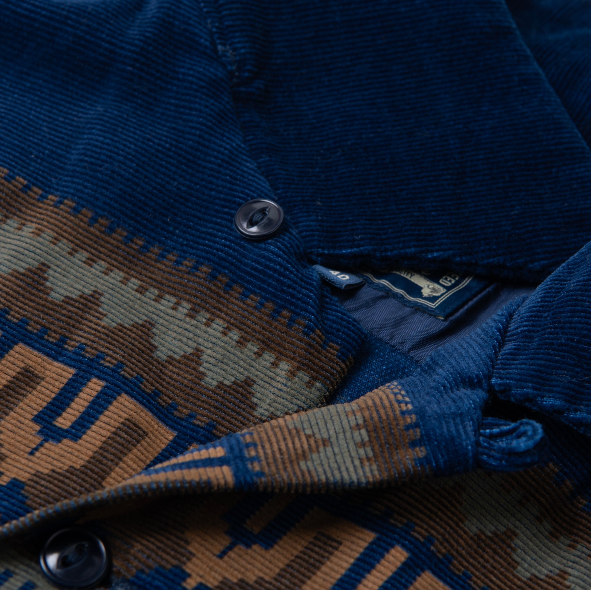 Studio D'Artisan Indigo Native Corduroy Shirt
