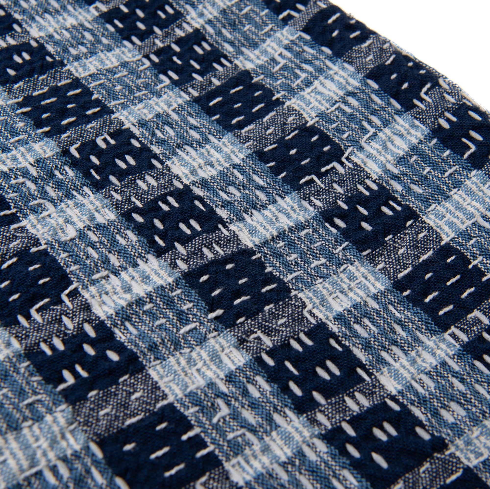 Studio D'Artisan "Indigo Noragi Sashiko" S/S Work Shirt