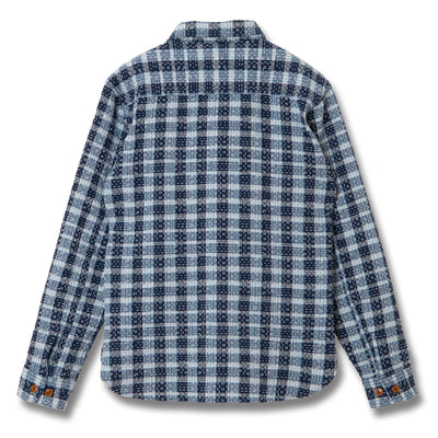 [Pre-Order] Studio D'Artisan "Indigo Noragi Sashiko" L/S Work Shirt