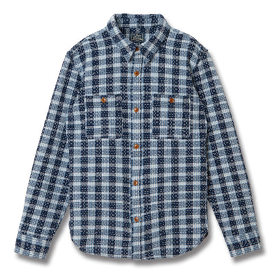 [Pre-Order] Studio D'Artisan "Indigo Noragi Sashiko" L/S Work Shirt