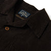 [Pre-Order] Studio D'Artisan "Amami Dorozome" Sashiko Aloha Shirt (Dark Brown)