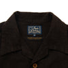 [Pre-Order] Studio D'Artisan "Amami Dorozome" Sashiko Aloha Shirt (Dark Brown)