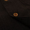 [Pre-Order] Studio D'Artisan "Amami Dorozome" Sashiko Aloha Shirt (Dark Brown)