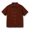 [Pre-Order] Studio D'Artisan "Amami Dorozome" Sashiko Aloha Shirt (Brown)