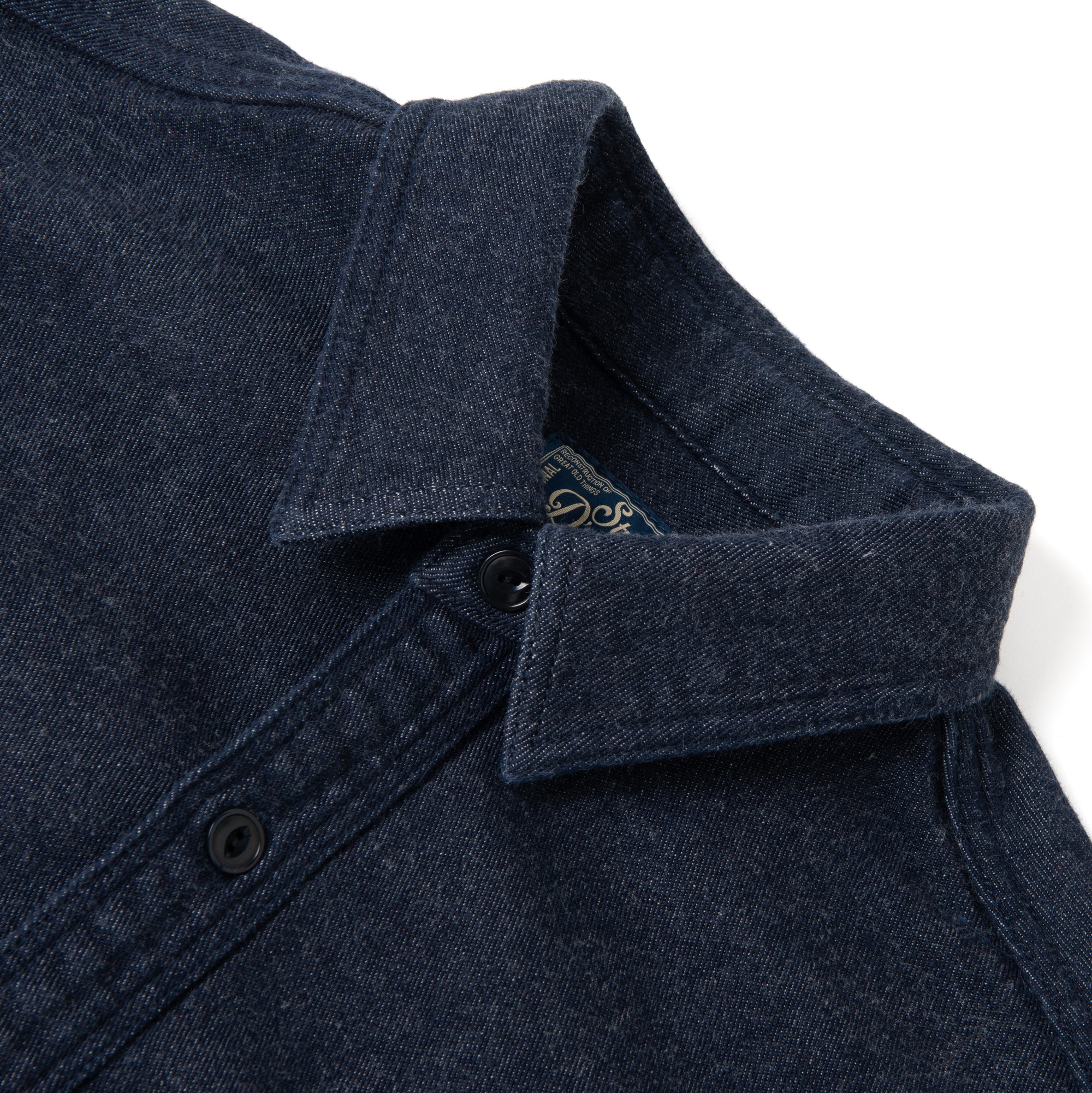 Studio D'Artisan Indigo Double Gauze Work Shirt
