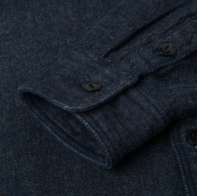 Studio D'Artisan Indigo Double Gauze Work Shirt