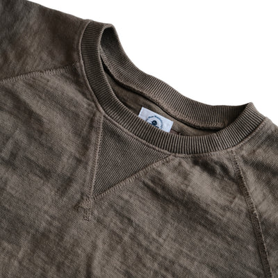 Omoto Denim Heavy Gauge Nep Tee (Olive)