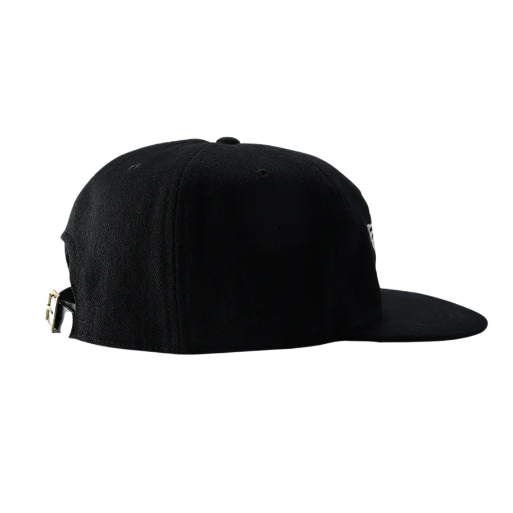 The Flat Head 12oz. Black Selvedge Denim Trucker Cap