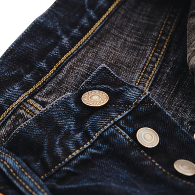 Omoto Denim 0615BCH 13.5oz. Sumi Overdyed Selvedge Jeans (Regular Straight)