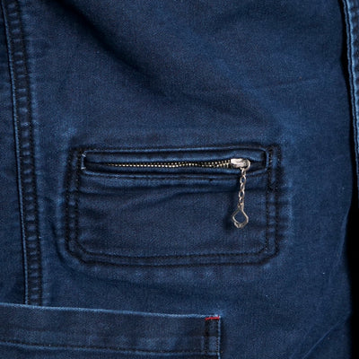 Soundman "Birmingham" Indigo Moleskin Ironworks Jacket