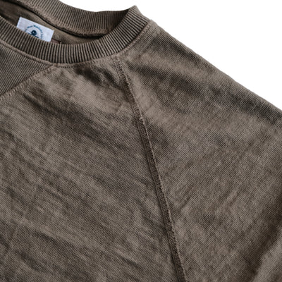 Omoto Denim Heavy Gauge Nep Tee (Olive)
