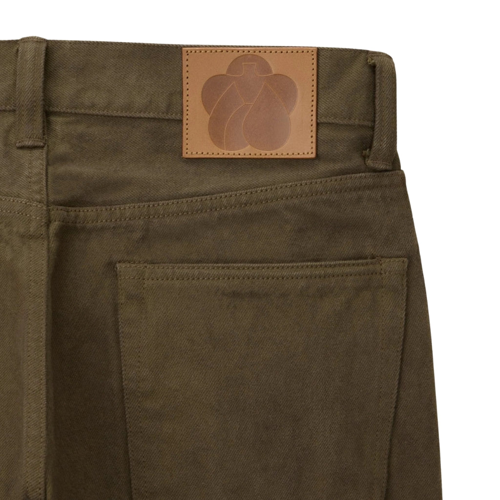 Momotaro Moss Dyed Selvedge Jeans (Regular Straight) - Okayama Denim