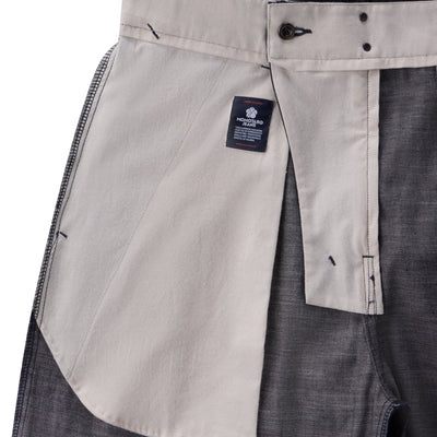 Momotaro Pleated 8oz. Selvedge Denim Shorts - Okayama Denim