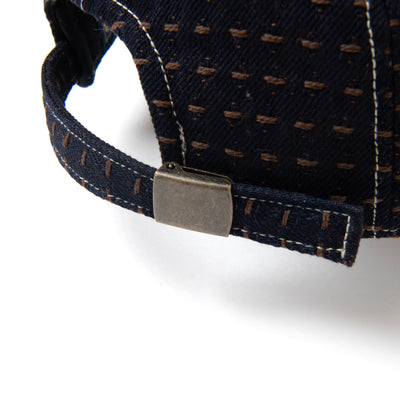 [Pre-Order] Studio D'Artisan "Kakishibu Sashiko" Denim Baseball Cap