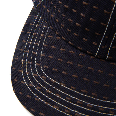 [Pre-Order] Studio D'Artisan "Kakishibu Sashiko" Denim Baseball Cap