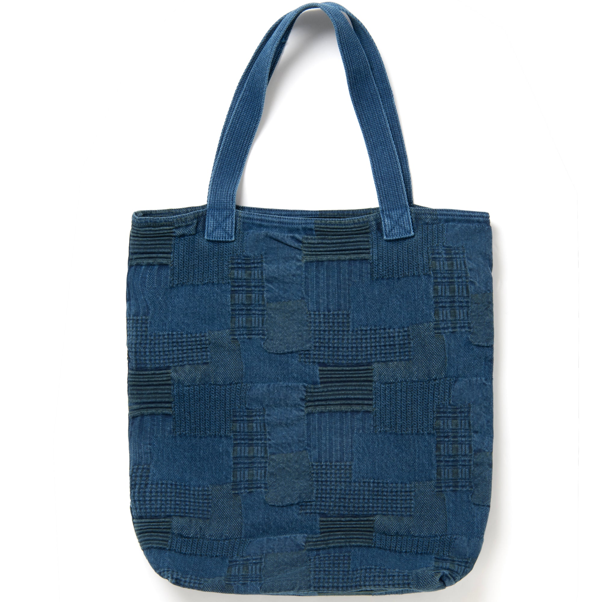 Studio D'Artisan Indigo Boro Sashiko Tote Bag - Okayama Denim