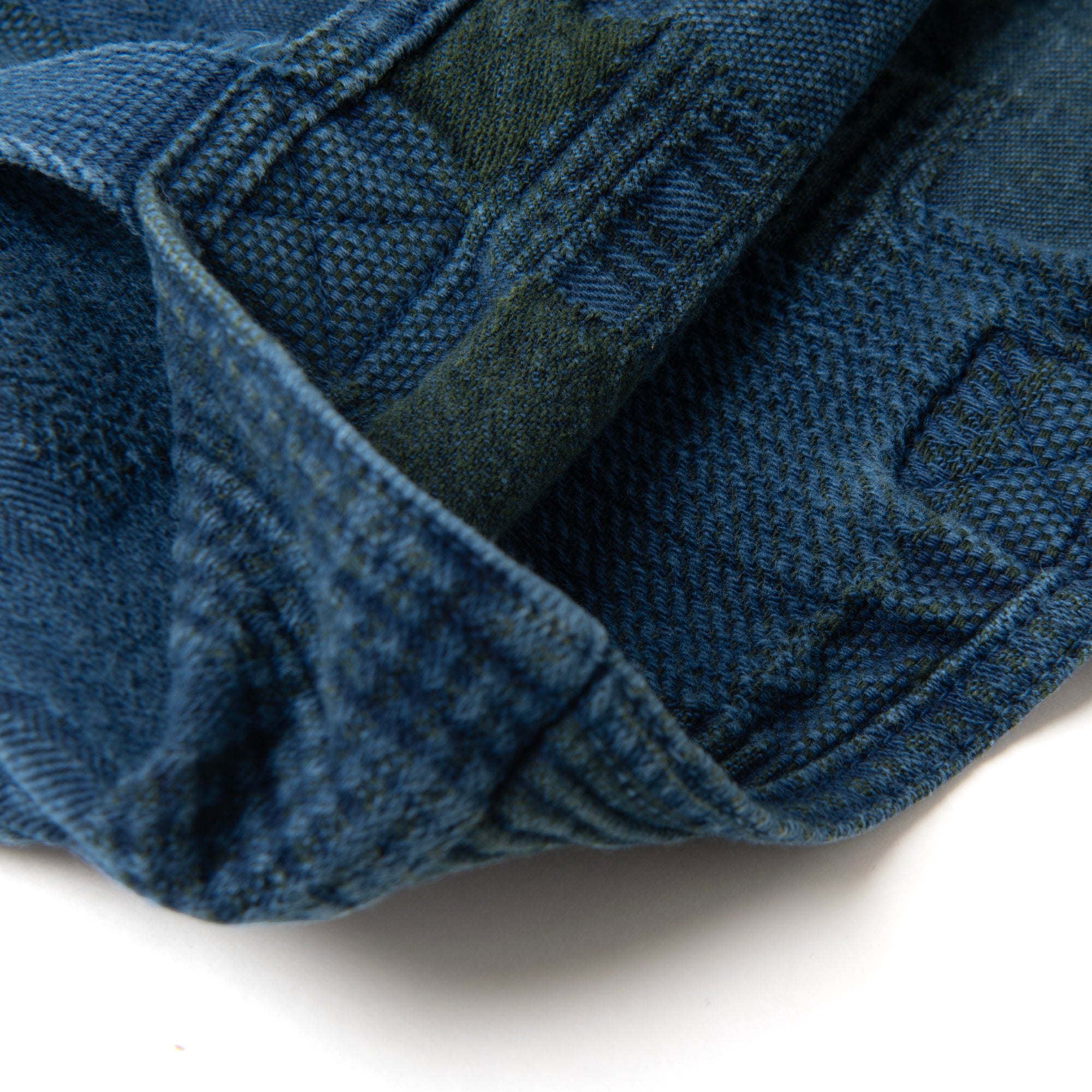 Studio D'Artisan Indigo Boro Sashiko Tote Bag - Okayama Denim