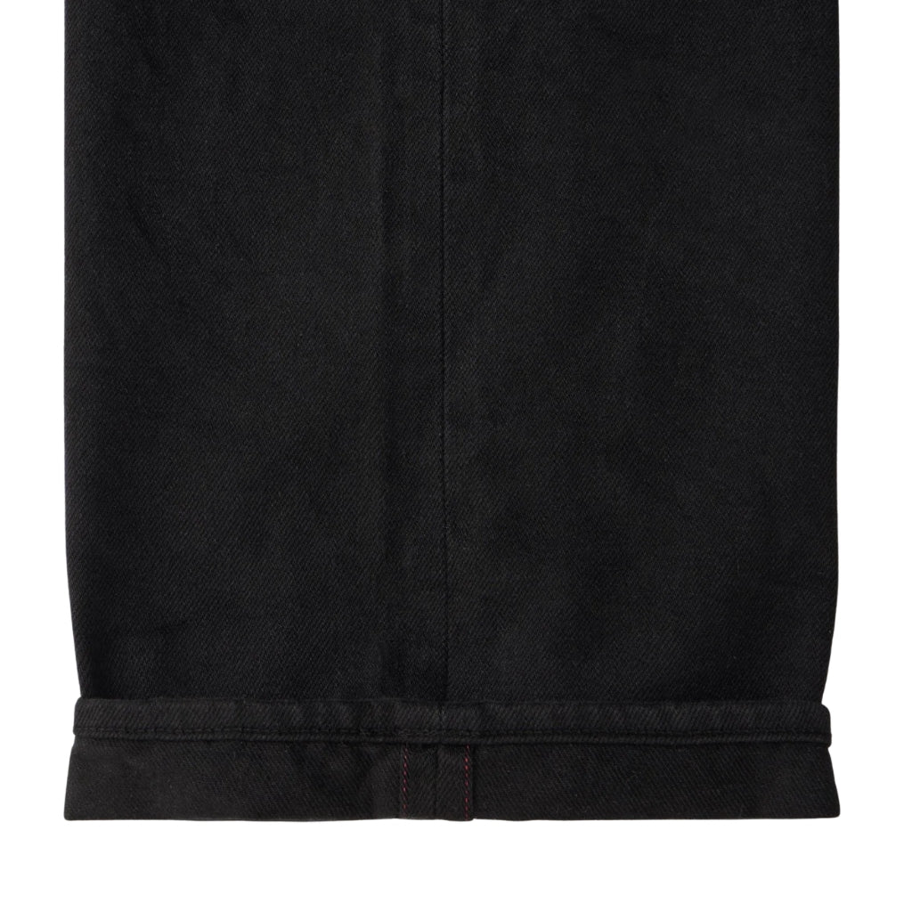 Momotaro "Kyoto Montsuki" Black Selvedge Jeans (Regular Straight)