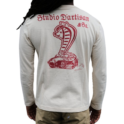 Studio D'Artisan "Cobra" Logo Print L/S Tee