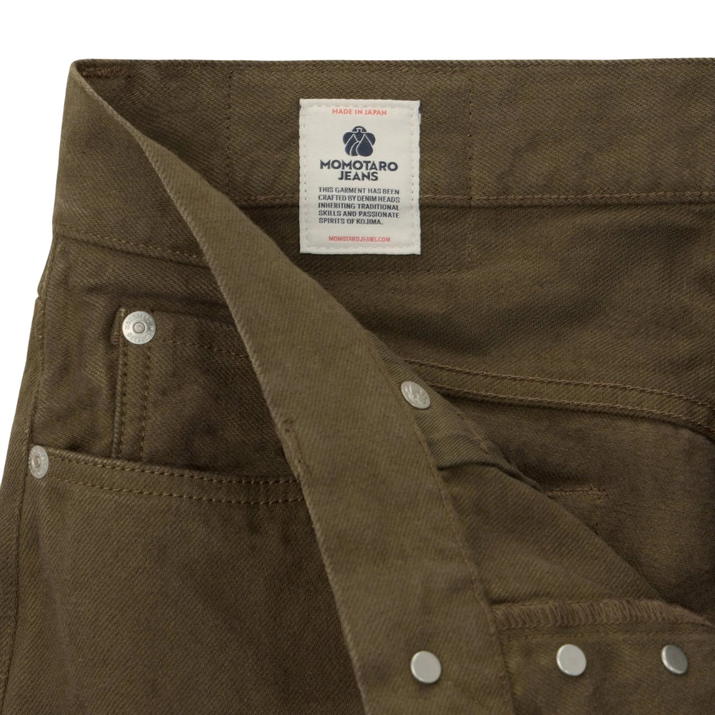Momotaro Moss Dyed Selvedge Jeans (Regular Straight) - Okayama Denim