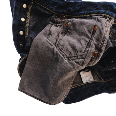Omoto Denim 0615BCH 13.5oz. Sumi Overdyed Selvedge Jeans (Regular Straight)