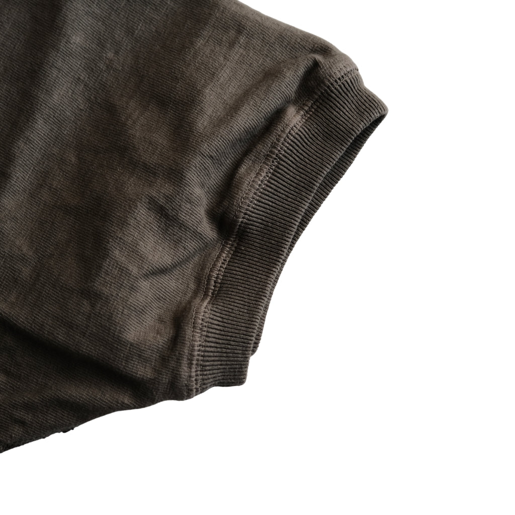 Omoto Denim Heavy Gauge Nep Tee (Olive)