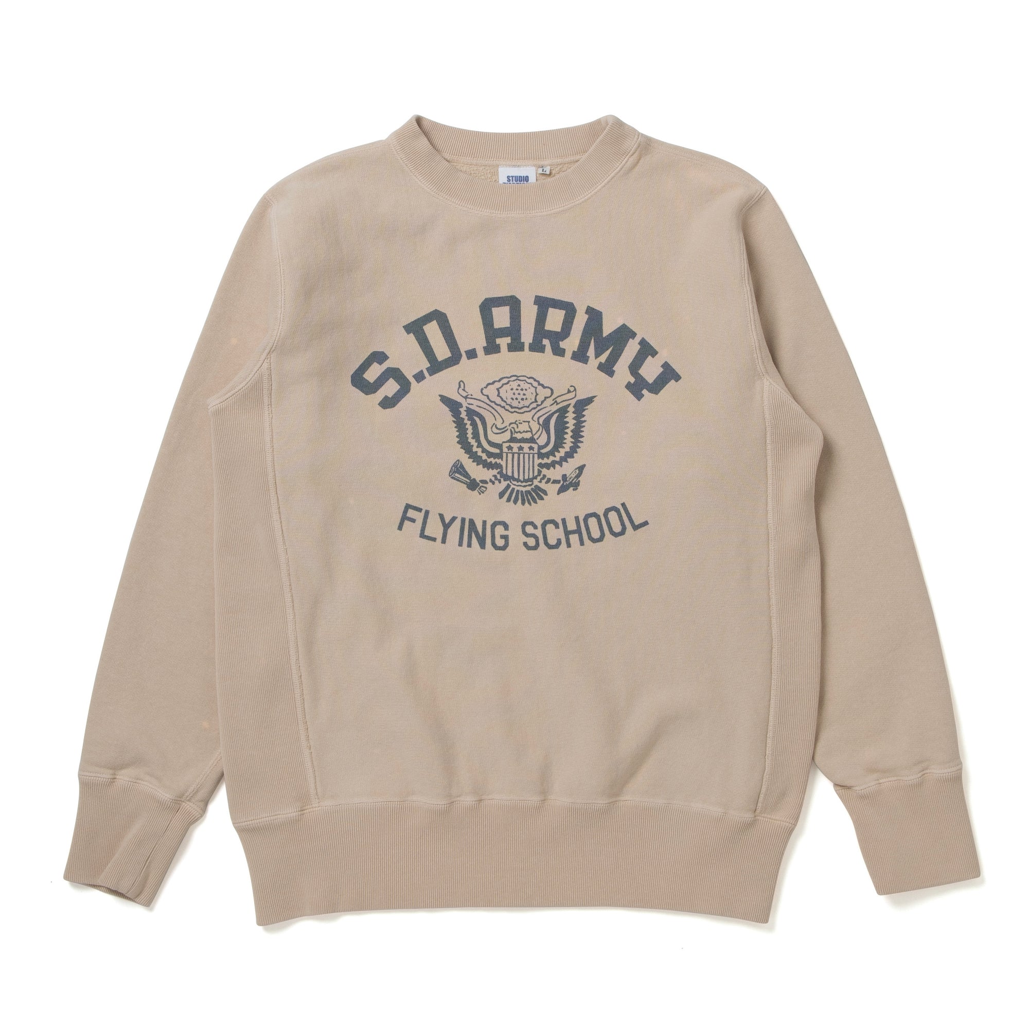[Pre-Order] Studio D'Artisan "S.D. Army" Reverse Weave Sweatshirt