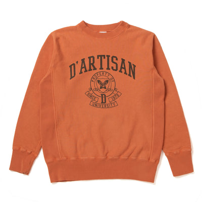 [Pre-Order] Studio D'Artisan "University" Reverse Weave Sweatshirt