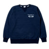 Studio D'Artisan Indigo Dyed Logo Print Crewneck Sweatshirt