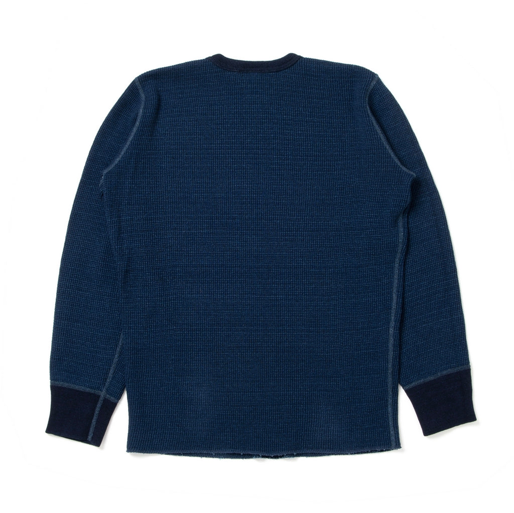 Studio D'Artisan L/S Indigo Dyed Heavy Thermal