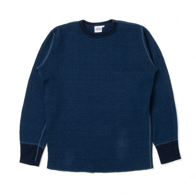 Studio D'Artisan L/S Indigo Dyed Heavy Thermal