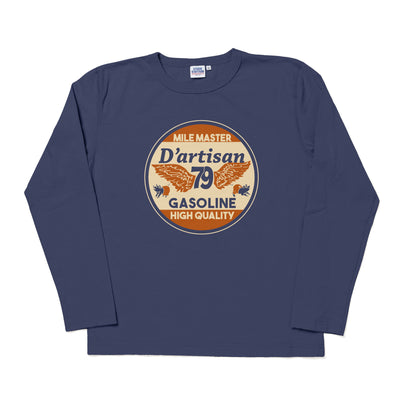 [Pre-Order] Studio D'Artisan "79 Gasoline" Logo Print L/S Tee