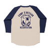 Studio D'Artisan "Reservation" Logo Print 3/4 Length Sleeve Tee