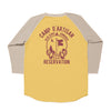 Studio D'Artisan "Reservation" Logo Print 3/4 Length Sleeve Tee