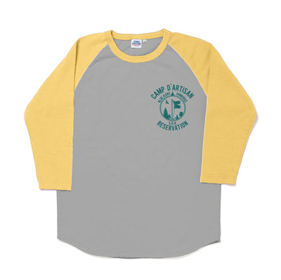 Studio D'Artisan "Reservation" Logo Print 3/4 Length Sleeve Tee