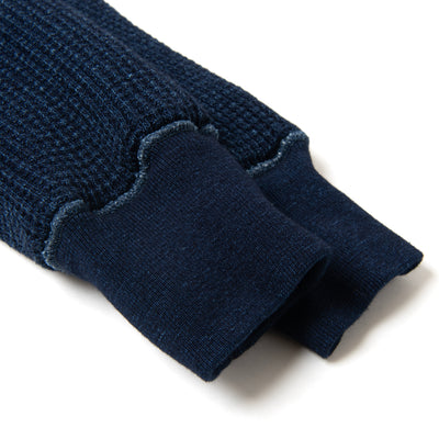 Studio D'Artisan Reversible Indigo Dyed Heavy Thermal Track Jacket