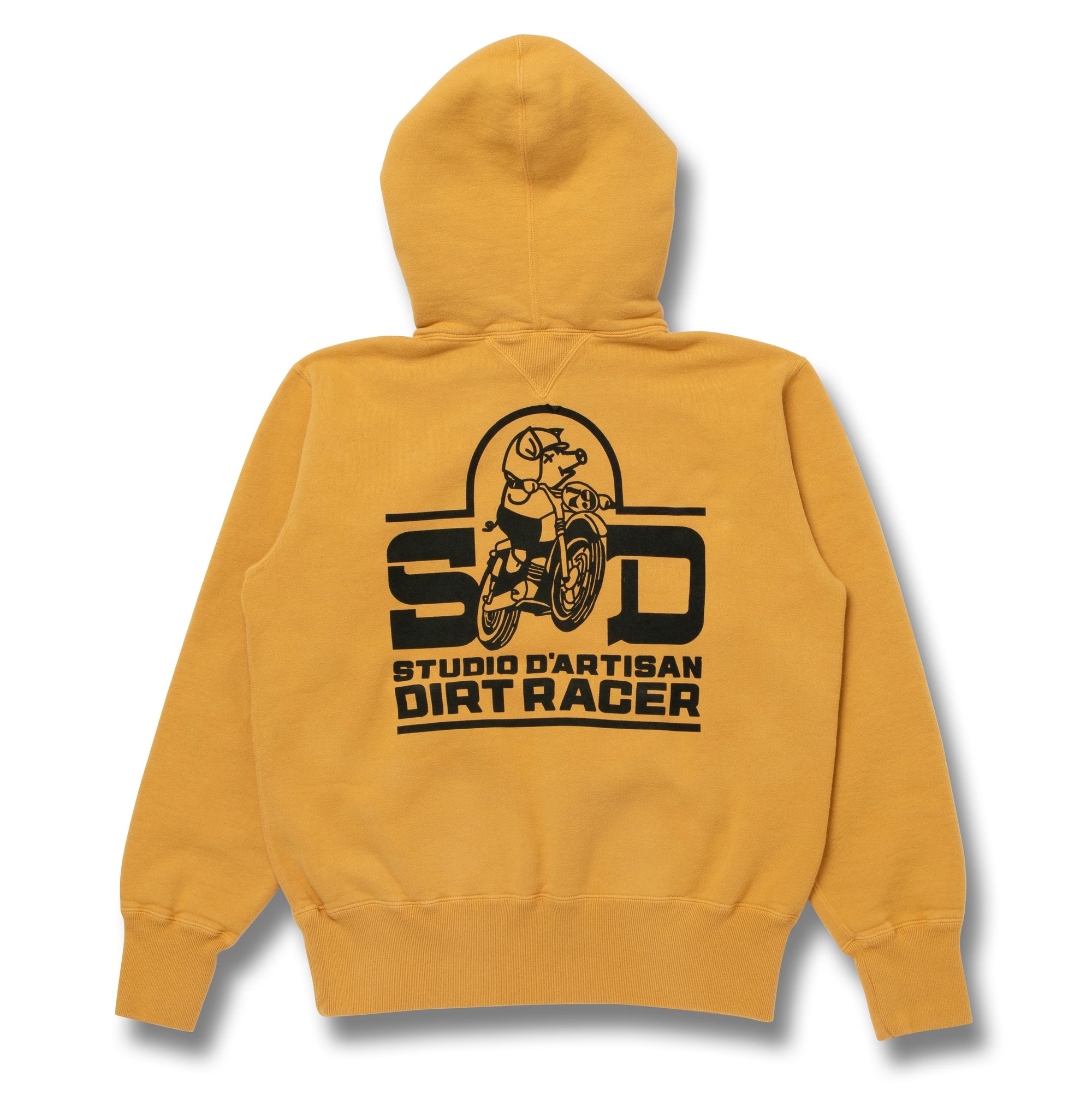 Studio D'Artisan "Dirt Racer" Logo Print Hoodie