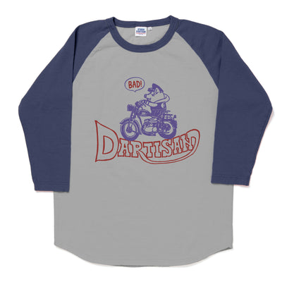 [Pre-Order] Studio D'Artisan "Bad Biker" Logo Print 3/4 Length Sleeve Tee