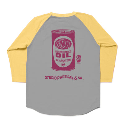 [Pre-Order] Studio D'Artisan "Speed Club" Logo Print 3/4 Length Sleeve Tee