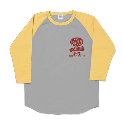 [Pre-Order] Studio D'Artisan "Speed Club" Logo Print 3/4 Length Sleeve Tee