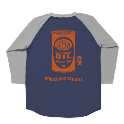 [Pre-Order] Studio D'Artisan "Speed Club" Logo Print 3/4 Length Sleeve Tee