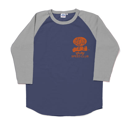 [Pre-Order] Studio D'Artisan "Speed Club" Logo Print 3/4 Length Sleeve Tee