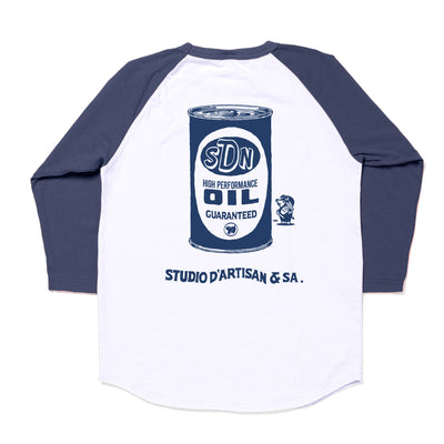 [Pre-Order] Studio D'Artisan "Speed Club" Logo Print 3/4 Length Sleeve Tee