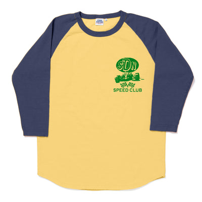 [Pre-Order] Studio D'Artisan "Speed Club" Logo Print 3/4 Length Sleeve Tee