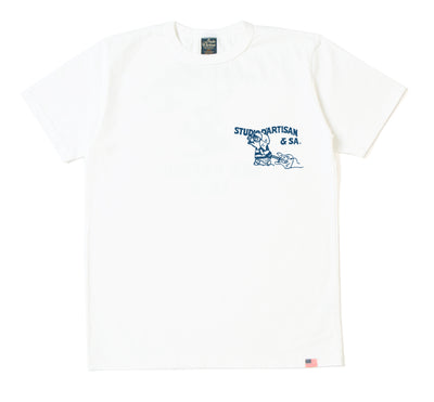 [Pre-Order] Studio D'Artisan "Indigo Denim" Print Tee