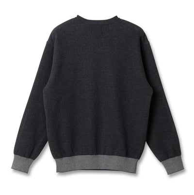 Studio D'Artisan Loopwheel Crewneck Sweatshirt (Black)