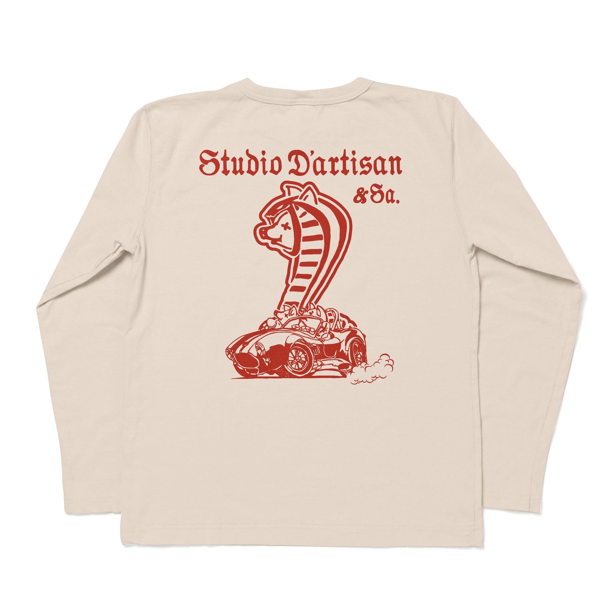 Studio D'Artisan "Cobra" Logo Print L/S Tee